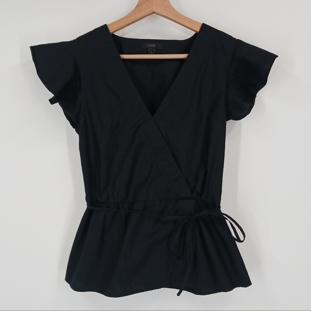 J. Crew Cotton Poplin Blouse